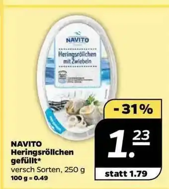 NETTO Navito Heringsröllchen Gefüllt Angebot