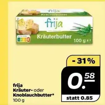 NETTO Frija Kräuter- Oder Knoblauchbutter Angebot