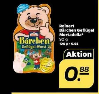 NETTO Reinert Bärchen Geflügel Mortadella Angebot