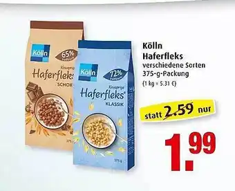 Markant Kölln Haferfleks Angebot