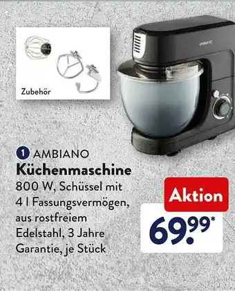 Aldi Süd Ambiano Küchenmaschine Angebot