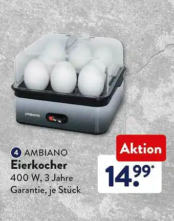 Aldi Süd Ambiano Eierkocher Angebot