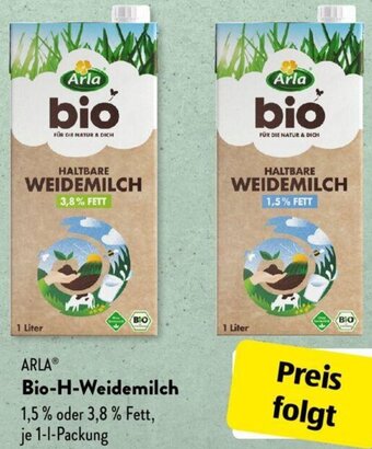 Aldi Süd ARLA Bio-H-Weidemilch 1 L Packung Angebot