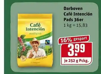 REWE Kaufpark Darboven Café Intención Pads 36er Angebot