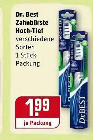 REWE Kaufpark Dr Best Zahnbürste Hoch-tief Angebot