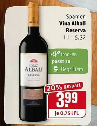 REWE Kaufpark Vina Albali Reserva Angebot