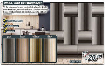 Poco Wand und Akustikpaneel Angebot