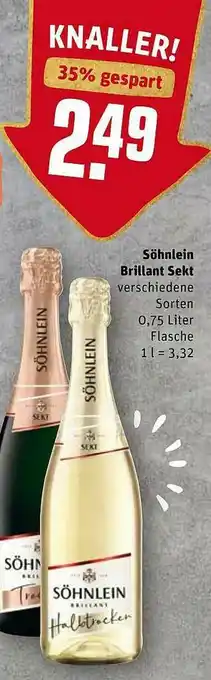 REWE Kaufpark Söhnlein Brillant Sekt Angebot