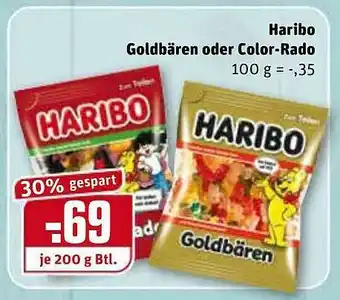 REWE Kaufpark Haribo Goldbären Oder Color-rado Angebot