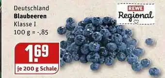 REWE Kaufpark Blaubeeren Angebot