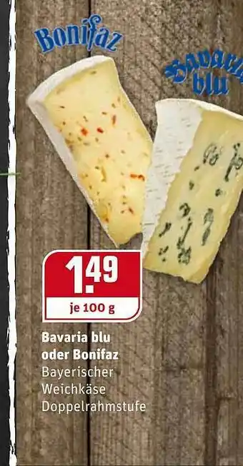 REWE Kaufpark Bavaria Blu Oder Bonifaz Angebot