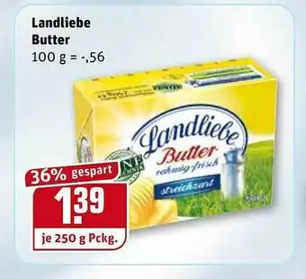 REWE Kaufpark Landliebe Butter Angebot