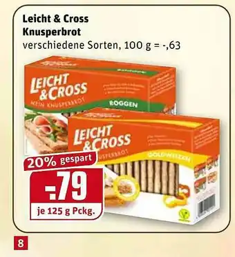 REWE Kaufpark Leicht & Cross Knusperbrot Angebot