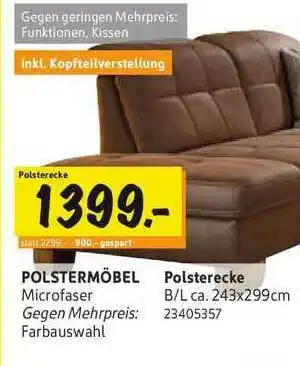 SCONTO Polstermöbel Angebot