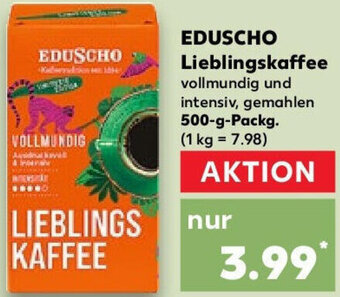 Kaufland EDUSCHO Lieblingskaffee 500-g-Packg. Angebot