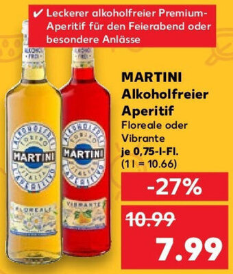 Kaufland MARTINI Alkoholfreier Aperitif 0,75 L-Fl. Angebot