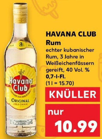 Kaufland HAVANA CLUB Rum 0,7 L-Fl. Angebot