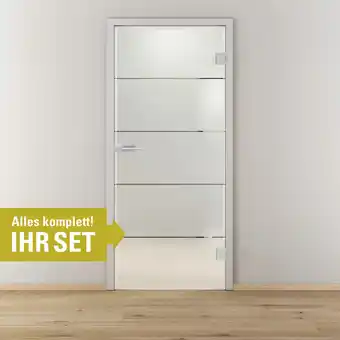 Hagebau Glasdrehtür-set nova gst 503, (bxh): 83,4 cm x 197,2 cm Angebot