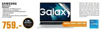 Saturn Samsung Galaxy Book Notebook Angebot