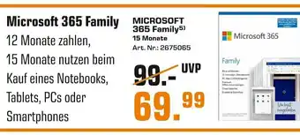 Saturn Microsoft 365 Family Angebot