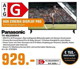 Saturn Panasonic TX-49JXW944 Angebot