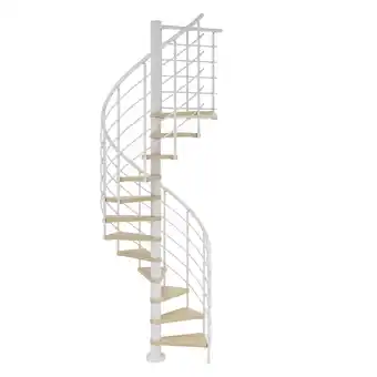 Hagebau Spindeltreppe oslo, buchenholz, 15 stufen, bis 368cm raumhöhe Angebot