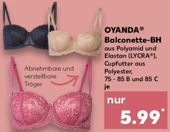 Kaufland OYANDA Balconette-BH Angebot