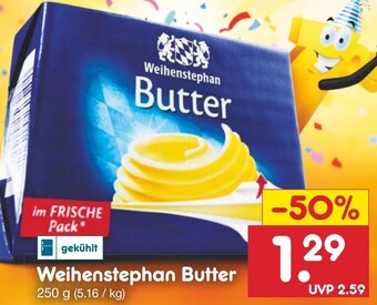 Netto Marken-Discount Weihenstephan Butter 250 g Angebot