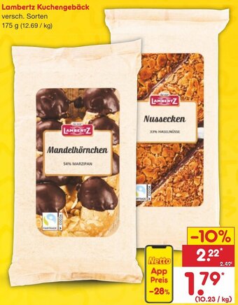 Netto Marken-Discount Lambertz Kuchengebäck 175 g Angebot