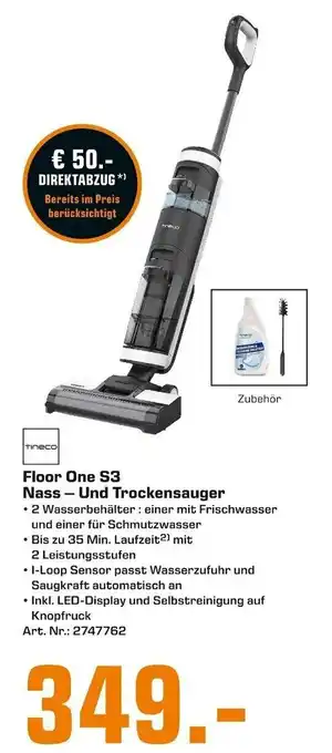 Saturn Floor One S3 Nass und Trockensauger Angebot