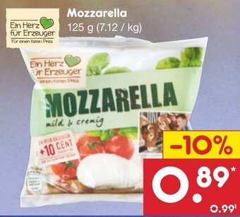 Netto Marken-Discount Mozzarella 125 g Angebot