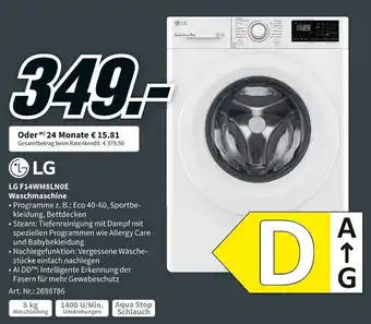 MediaMarkt LG F14WM8LN0E Waschmaschine Angebot