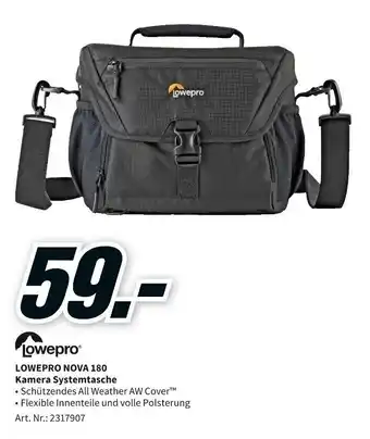 MediaMarkt Lowepro Nova 180 Kamera Systemtasche Angebot