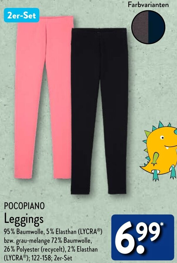 POCOPIANO Leggings Angebot bei Aldi Nord
