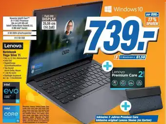 Expert Technomarkt Lenovo Notebook Yoga Slim 7i Angebot