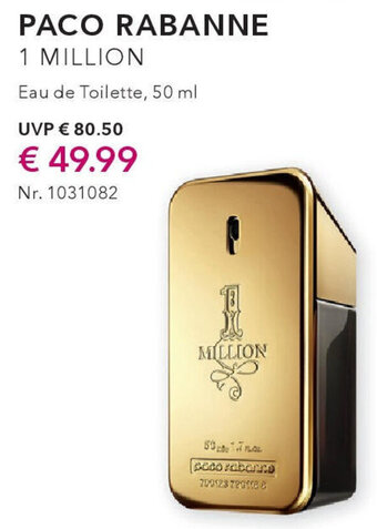 Douglas PACO RABANNE 1 MILLION Eau de Toilette, 50 ml Angebot