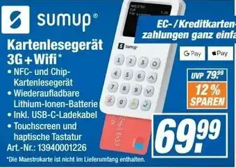 Expert Technomarkt Sumup Kartenlesegerät 3G+WiFi Angebot