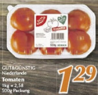 inkoop GUT&GÜNSTIG Niederlande Tomaten 500g Packung Angebot