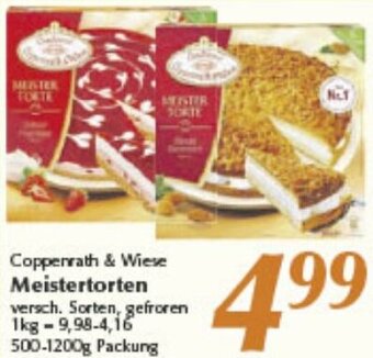 inkoop Coppenrath & Wiese Meistertorten 500-1200g Packung Angebot