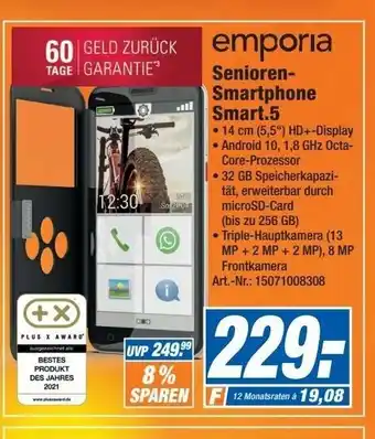 Expert Technomarkt Emporia Senioren Smartphone Smart.5 Angebot