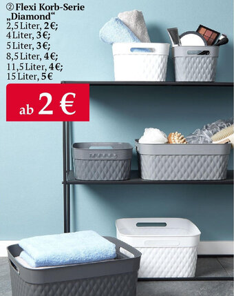 Woolworth Flexi Korb-Serie Diamond Angebot