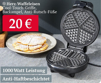 Woolworth Herz-Waffeleisen Angebot