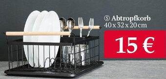 Woolworth Abtropfkorb 40 x 32 x 20 cm Angebot