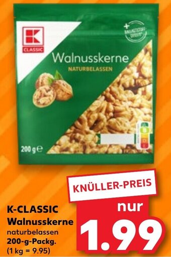 Kaufland K-CLASSIC Walnusskerne 200 g Packg. Angebot