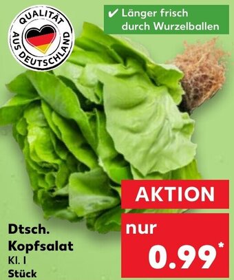 Kaufland Dtsch. Kopfsalat Angebot