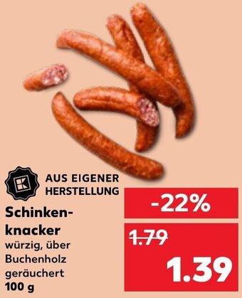 Kaufland Schinkenknacker 100 g Angebot