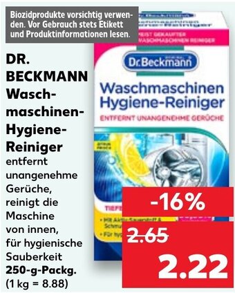 Kaufland DR. BECKMANN Waschmaschinen Hygiene-Reiniger 250 g Packg. Angebot