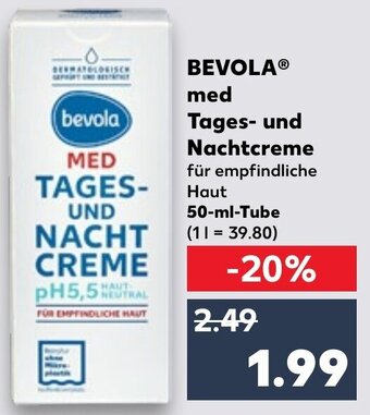 Kaufland BEVOLA med Tages und Nachtcreme 50-ml-Tube Angebot