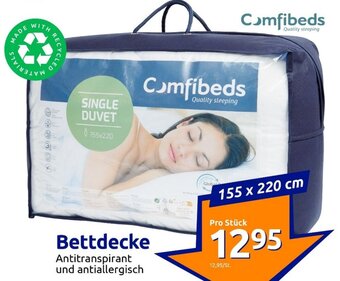 Action Comfibeds Bettdecke 155 x 220 cm Angebot