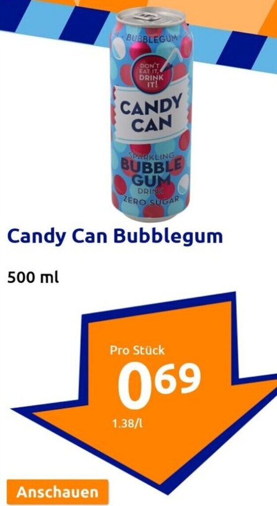 Candy Can Bubblegum 500 ml Angebot bei Action